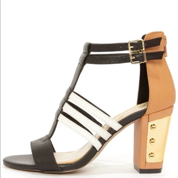 Jessica Simpson | Shoes | Jessica Simpson Multicolor Block Heels | Poshmark